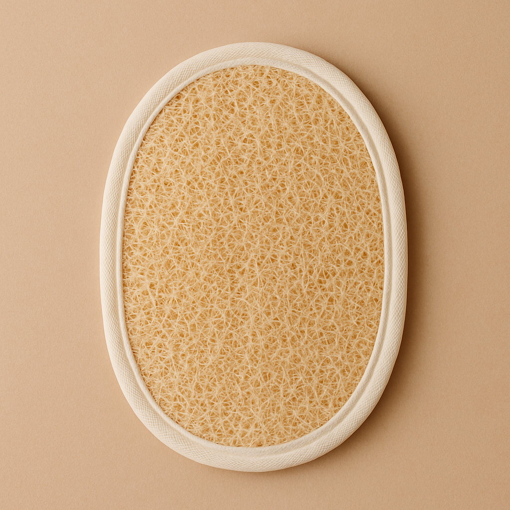 Natural Loofah Bath Sponge | 100% Plant-Based, Eco-Friendly Body Scrubber
