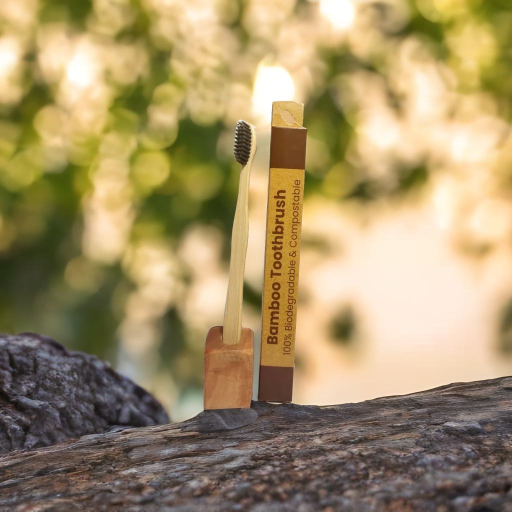Eco-Friendly Bamboo Toothbrush – Biodegradable & Natural | Soft Bristles for Daily Oral Care