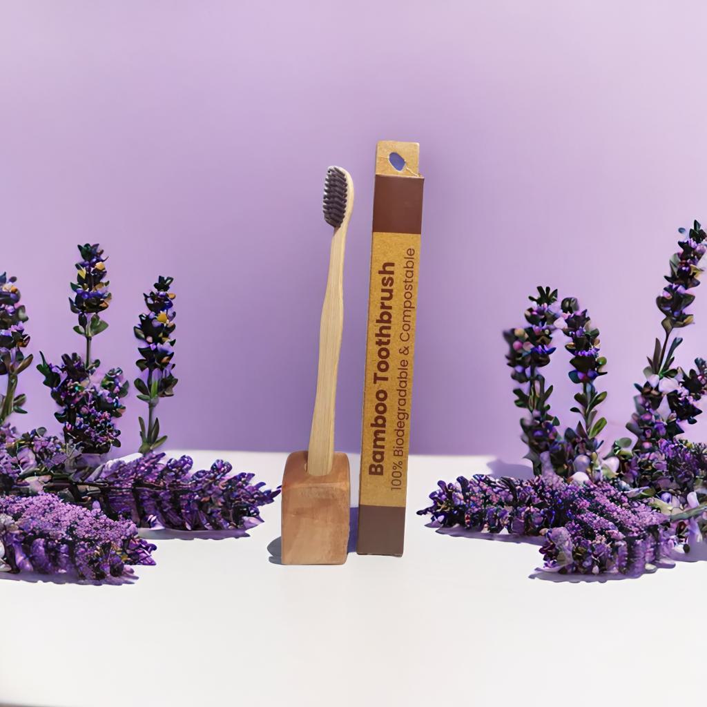 Eco-Friendly Bamboo Toothbrush – Biodegradable & Natural | Soft Bristles for Daily Oral Care